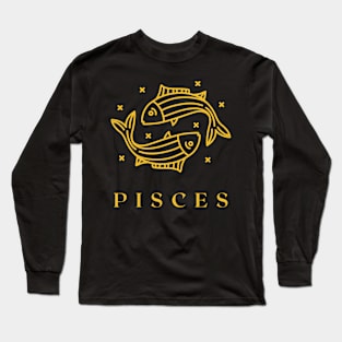 pisces astrology Long Sleeve T-Shirt